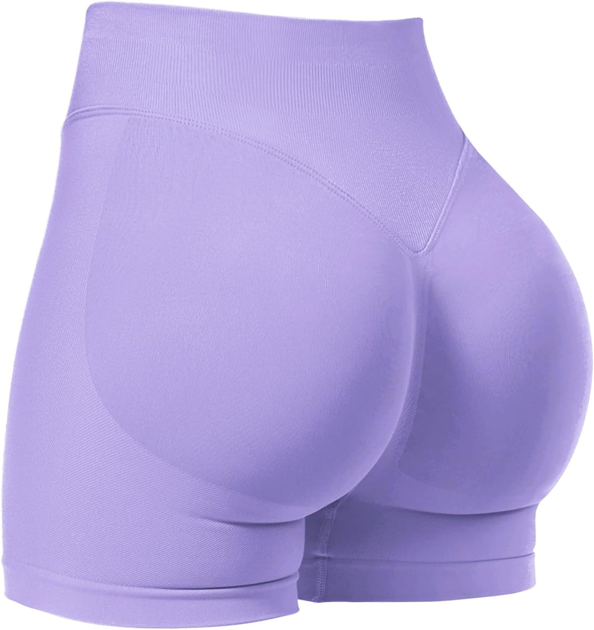 VOYJOY Women Workout Impact Shorts 2.5"/ 3.6"/ 4.5"/ 6" Scrunch Butt Booty | Tummy Control, High Waisted, Bike Short, Gentle Compression, for Women