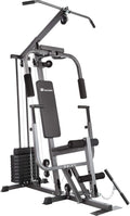 tectake® Strength Training Station, Power Cage, Pull-Up Bar, Home Trainer, Butterfly Module, Leg Extension Device, Strength Training Equipment, Barbell, Home Sports, Fitness