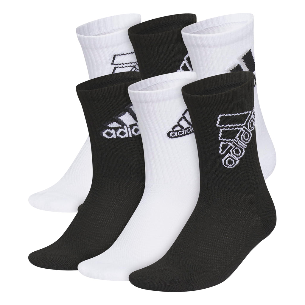 adidas Kids Athletic Cushioned 6-Pack Crew (Little Kid/Big Kid/Adult)