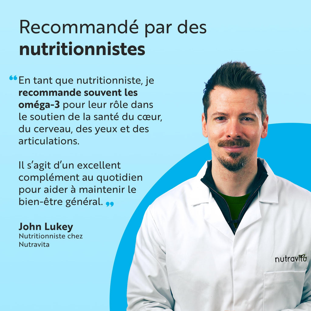 Nutravita Omega 3 Huile de Poissons 2000 mg - 480 Gélules - 8 Mois | Lot de 2 - Haute Concentration en EPA (660mg) & DHA (440mg) - Soutien Fonction Cardiaque et une Vision Normale