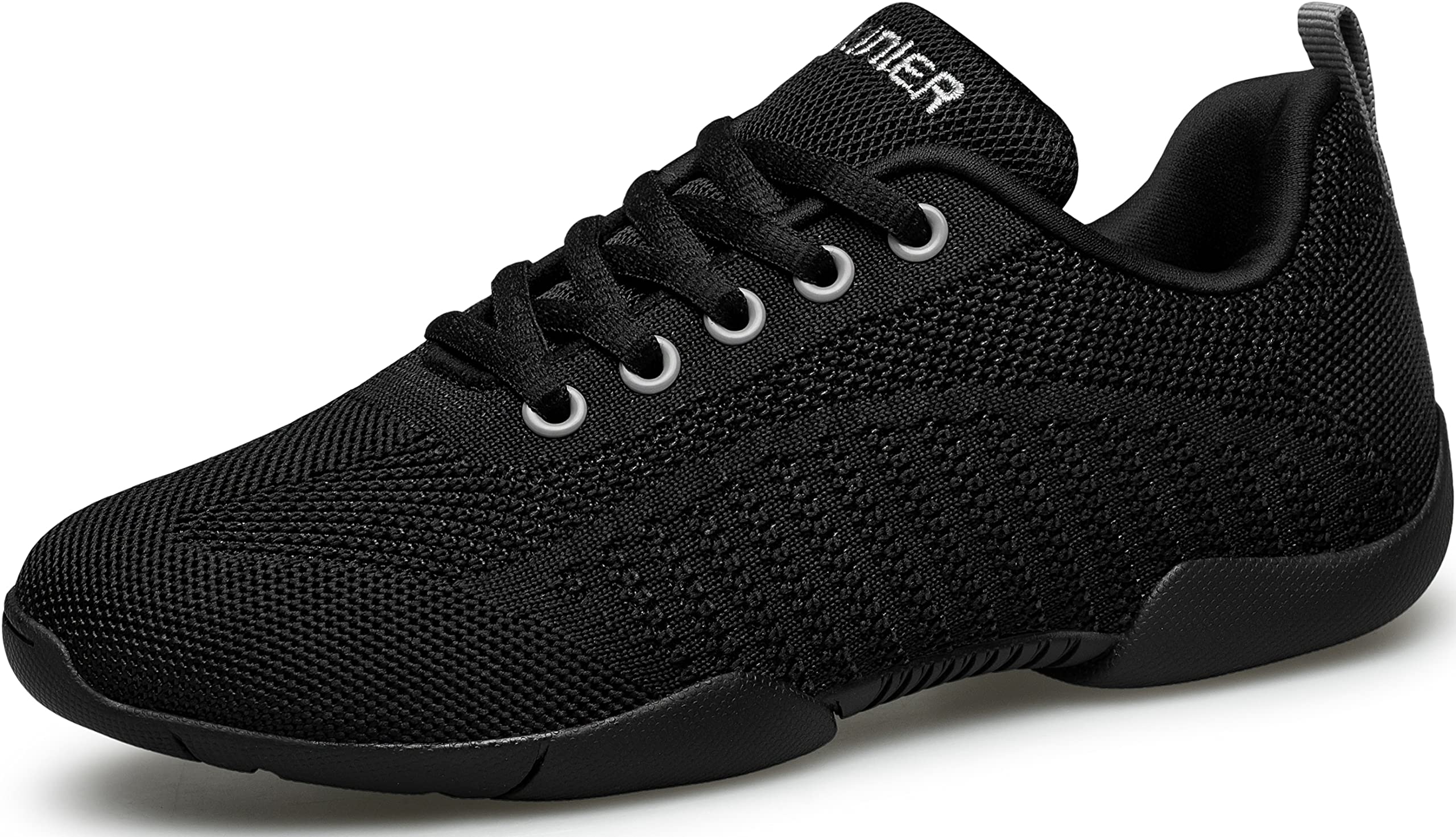 BAXINIER Girls White Cheerleading Shoes | Breathable Youth Cheer Competition Sneakers Athletic Training Dance Tennis Walking Shoes