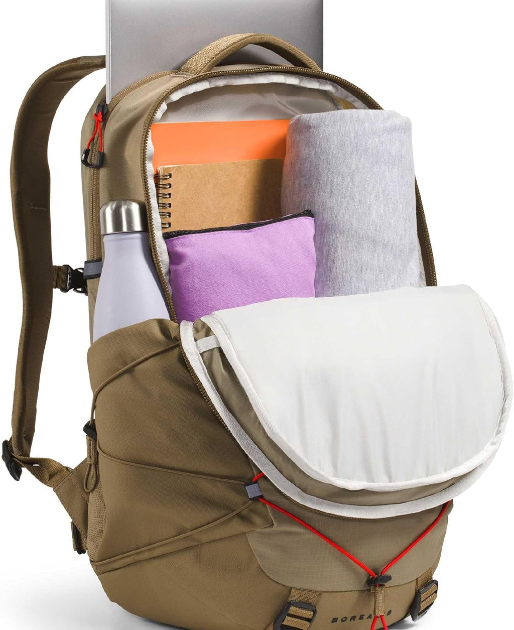 The North Face Vault Everyday Laptop Backpack - PFAS Free, Clay Grey/New Taupe Green, One Size