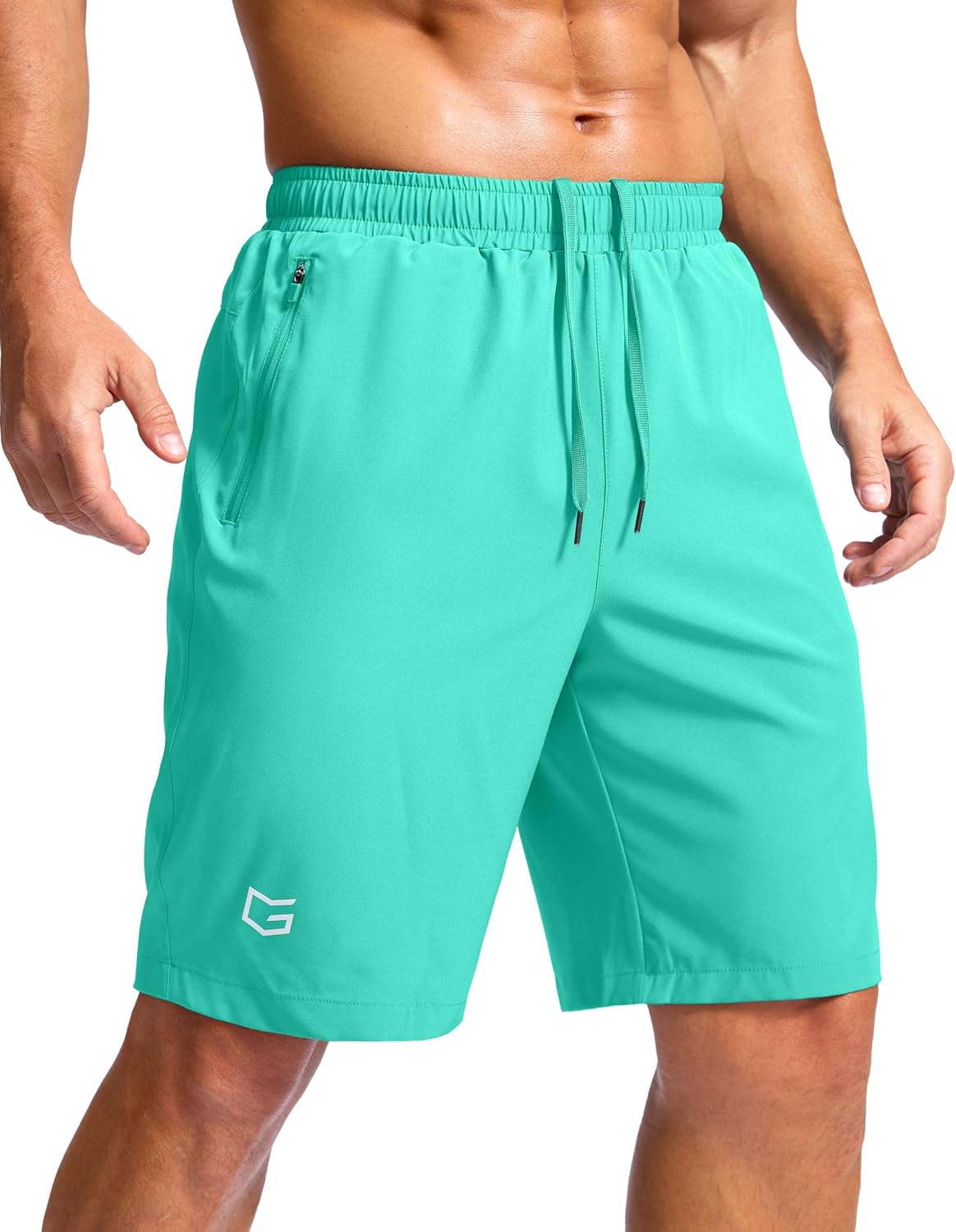 G Gradual Men's Athletic Running Shorts with 2 Zipper Pockets 7"/ 5"/ 9" | Quick Dry, Lightweight, Breathable, Moisture Wicking, Workout, Gym