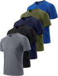 Cimic 1, 3, 5 ou 7 Pack Tee Shirt Sport Homme Fonctionnel | Tissu respirant à séchage rapide, adapté au fitness, randonnée et course à pied.