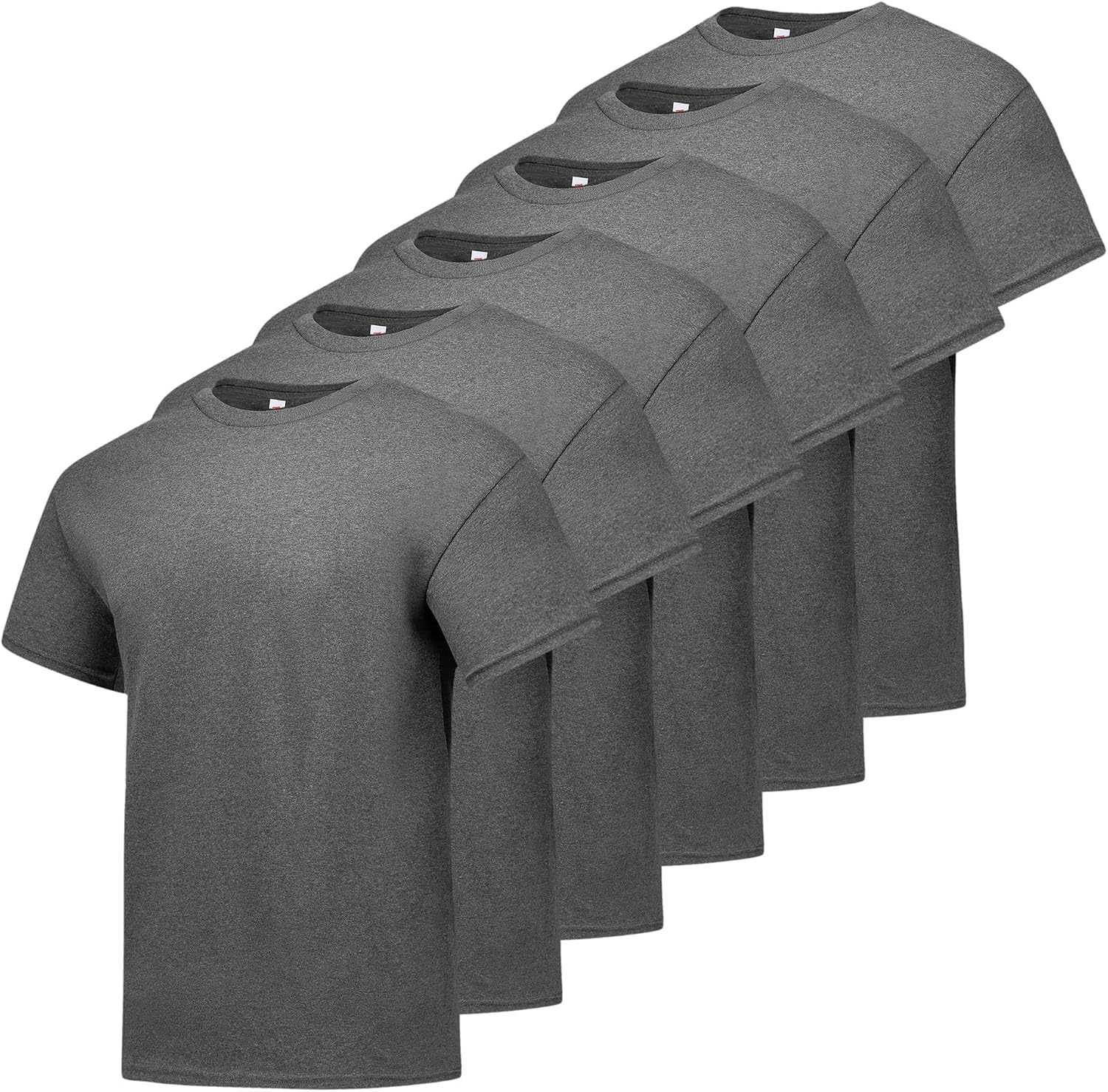 Hanes Men's T-Shirt Pack - 4 or 6 Pack - Essential-T Crewneck Cotton T-Shirts - Everyday Men's Clothing - Big & Tall