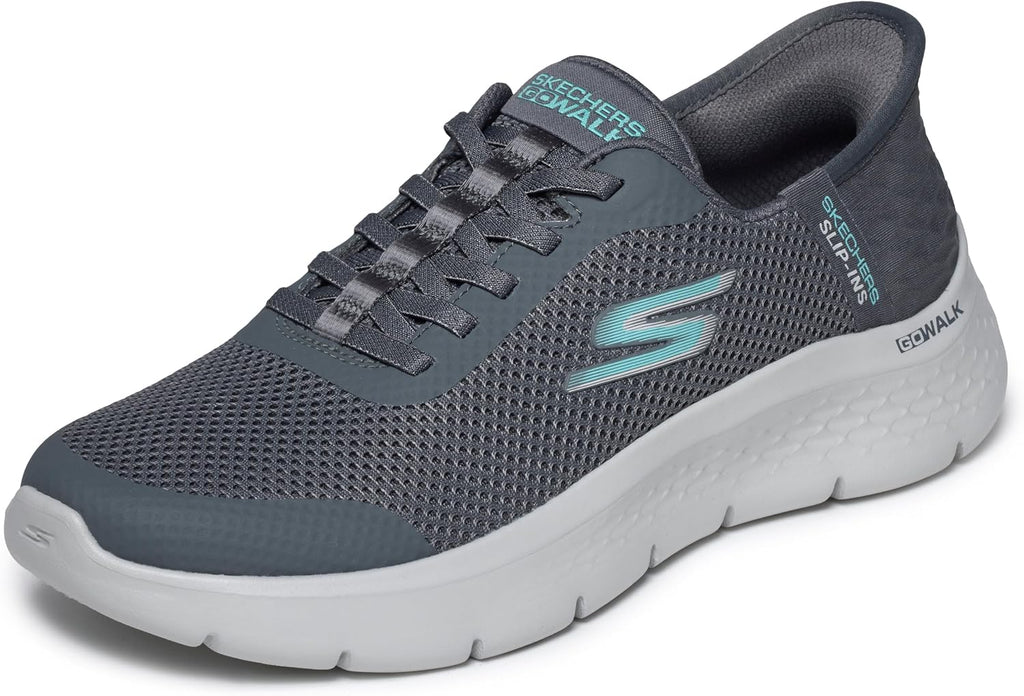 Skechers Women's Go Walk Flex Grand Entry | Hands Free Slip-Ins, Air-Cooled Memory Foam Insole, ULTRA GO Cushioning, Machine Washable, Vegan