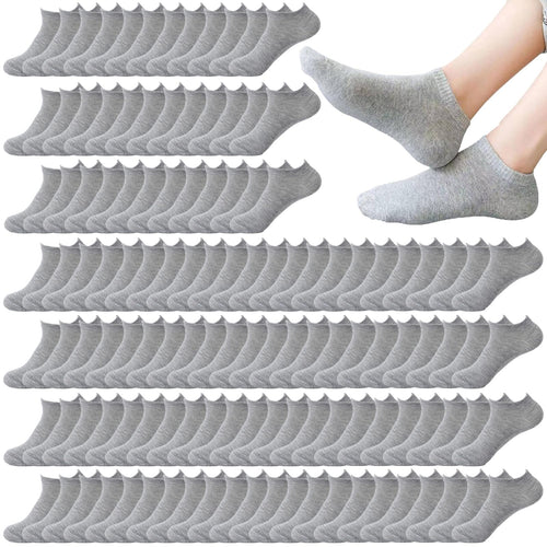 12-30 Pairs Low Cut Ankle Socks for Women No Show Casual Breathable Athletic Socks Bulk for Sport