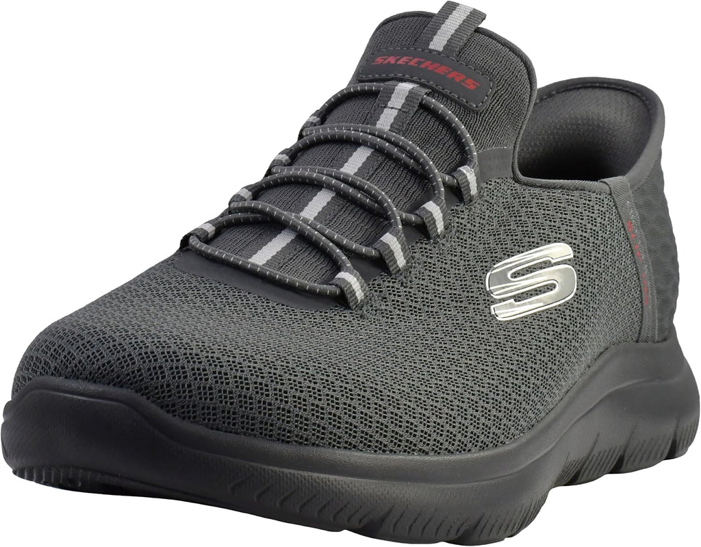 Skechers Men's Summits High Range Slip-in | Hands Free Slip-ins, Air-Cooled Memory Foam, Machine Washable, Vegan, Casual