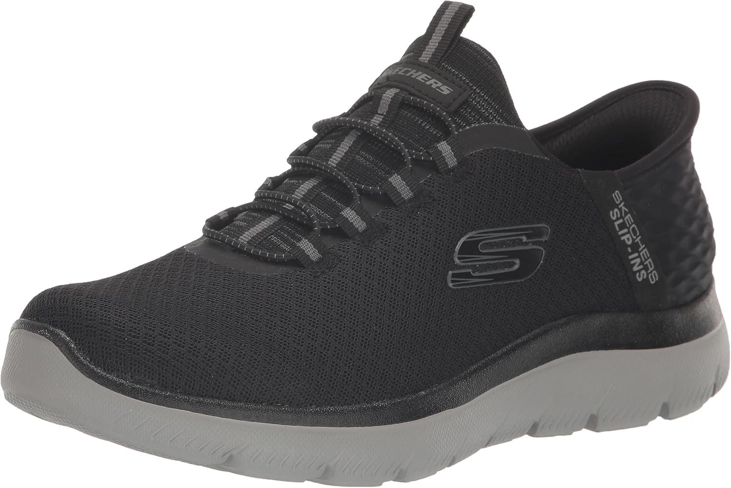 Skechers Men's Summits High Range Slip-in | Hands Free Slip-ins, Air-Cooled Memory Foam, Machine Washable, Vegan, Casual