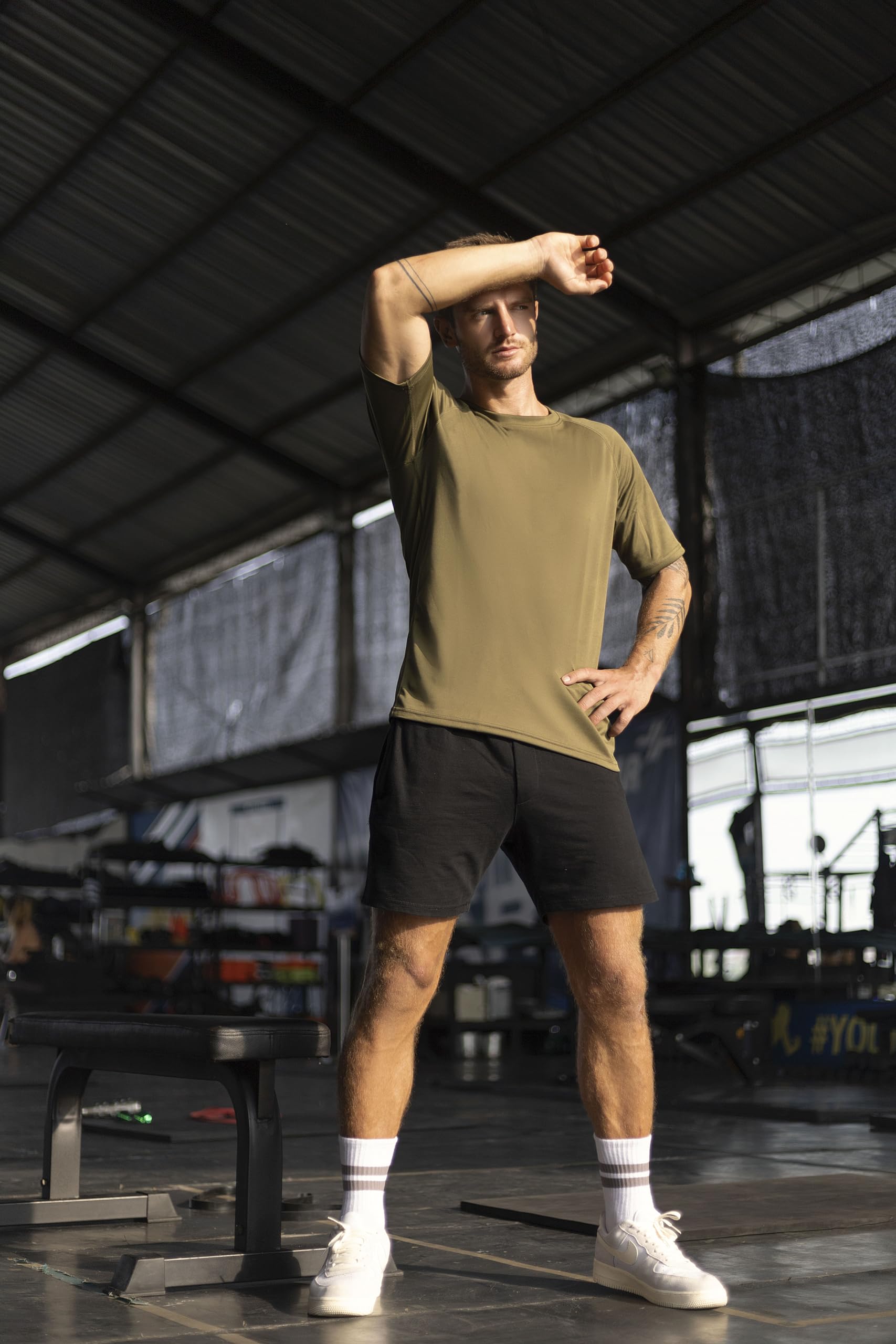 Cimic 1, 3, 5 ou 7 Pack Tee Shirt Sport Homme Fonctionnel | Tissu respirant à séchage rapide, adapté au fitness, randonnée et course à pied.