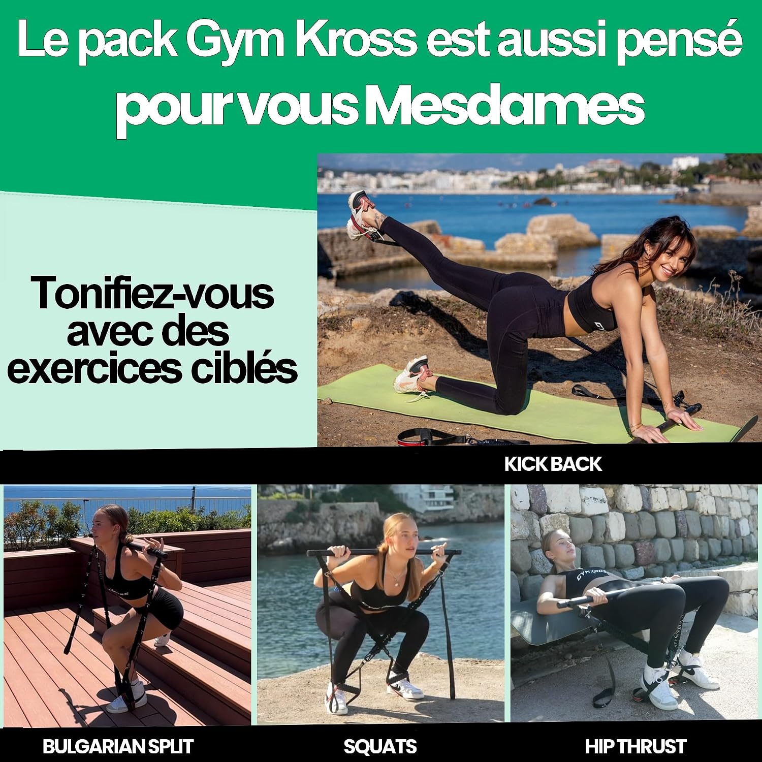 Resistance Bands Set with 10 Natural Latex Resistance Bands 200 kg + Resistance Bar & Suspension Straps – Fitness/Pilates/Home Workout & Crossfit Resistance Band Kit