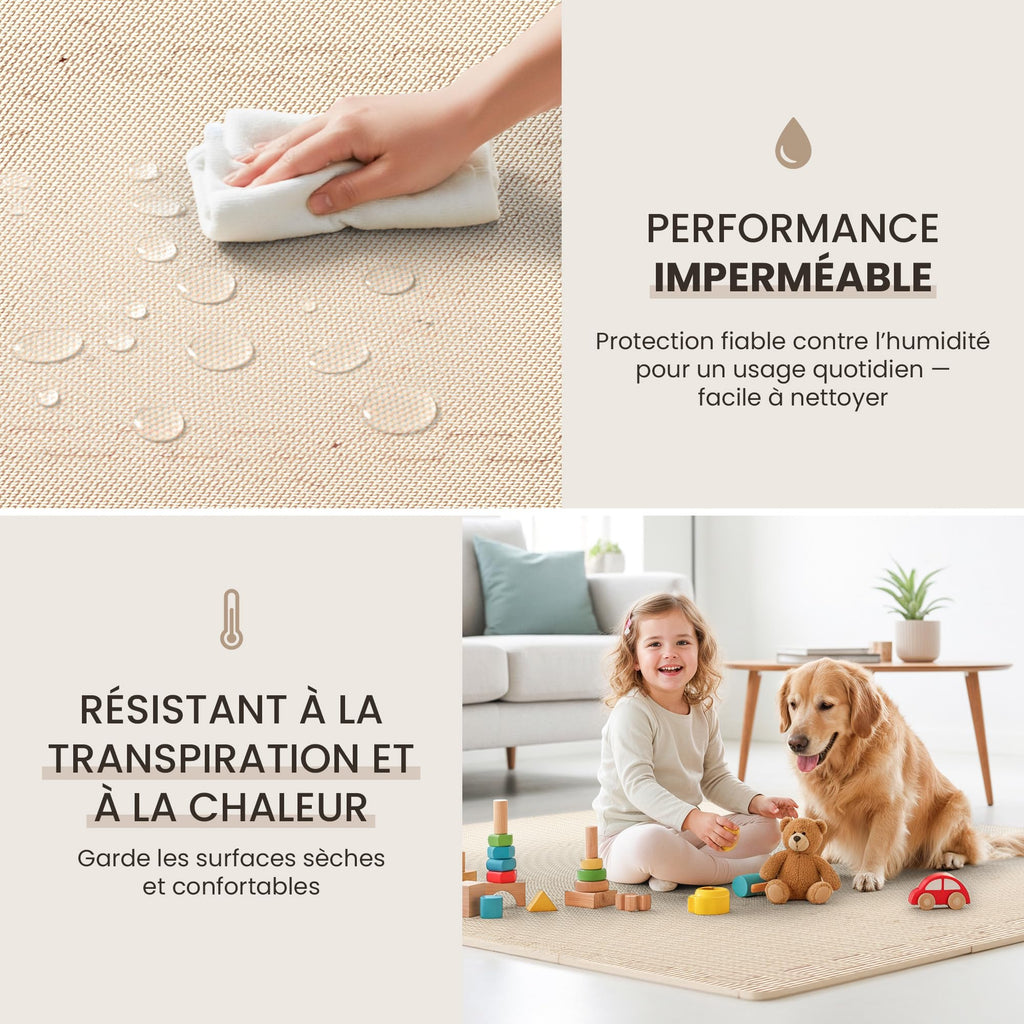 bemaxx Tapis de Fitness Protection de Sol Salle de Sport - Dalles en Mousse | EVA Caoutchouc sans BPA Matelas Puzzle Yoga Pilates Tatami pour Matériel Gym Banc de Musculation Garage Piscine Isolation