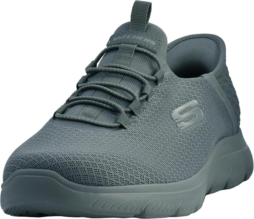 Skechers Men's Summits High Range Slip-in | Hands Free Slip-ins, Air-Cooled Memory Foam, Machine Washable, Vegan, Casual