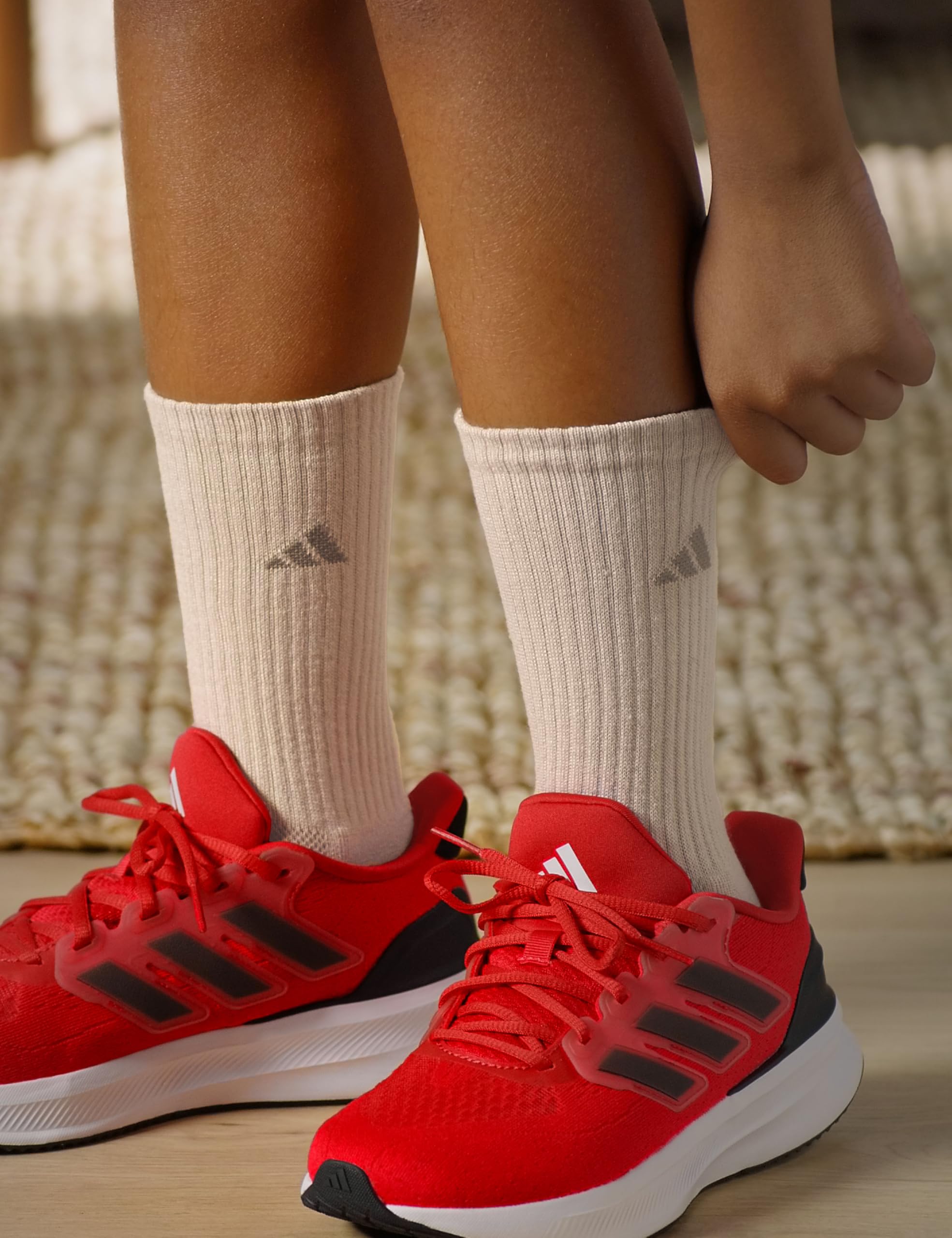 adidas Kids Athletic Cushioned 6-Pack Crew (Little Kid/Big Kid/Adult)