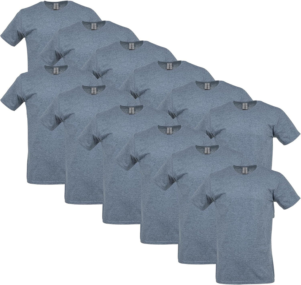 Gildan Adult Softstyle Cotton T-Shirt, Style G64000, Multipack