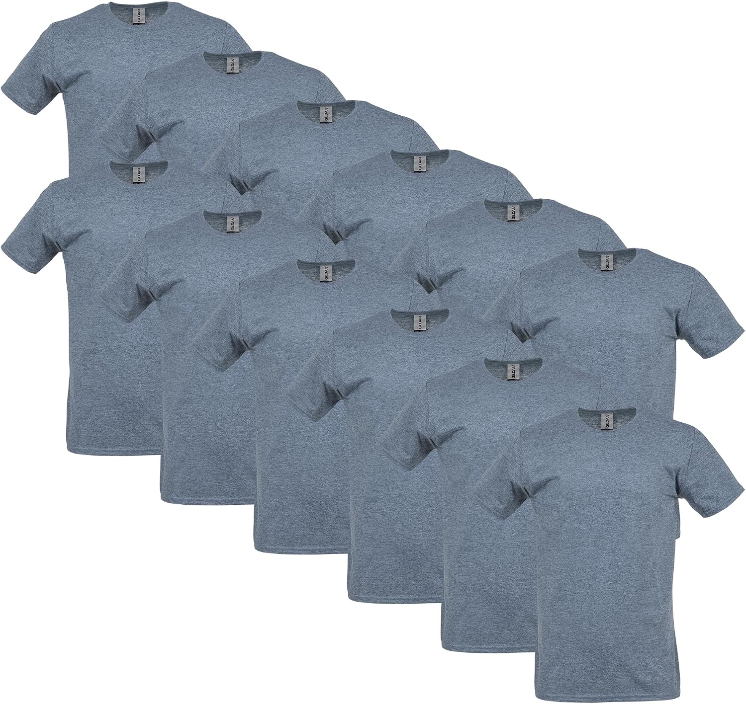 Gildan Adult Softstyle Cotton T-Shirt, Style G64000, Multipack