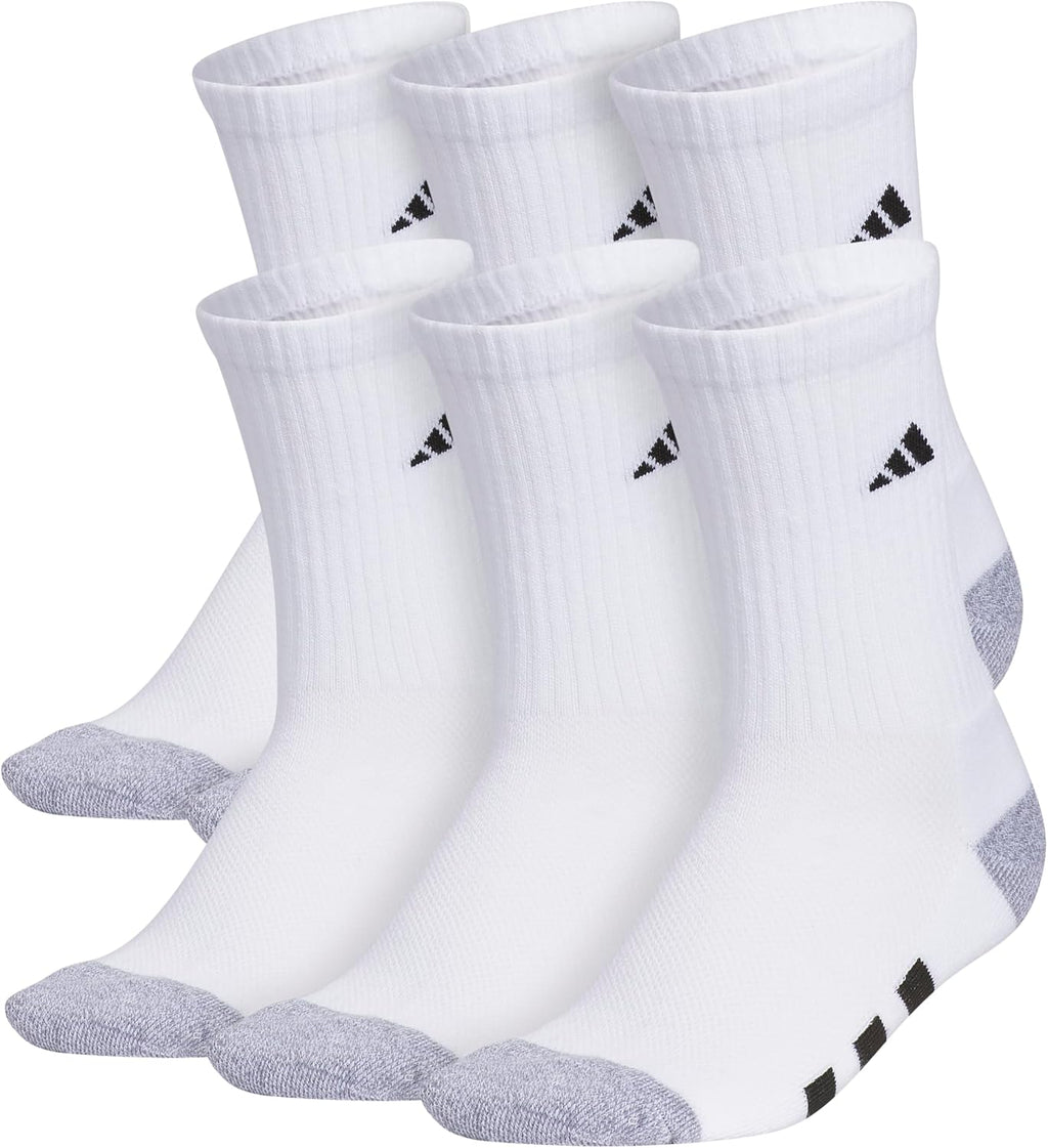 adidas Kids Athletic Cushioned 6-Pack Crew (Little Kid/Big Kid/Adult)