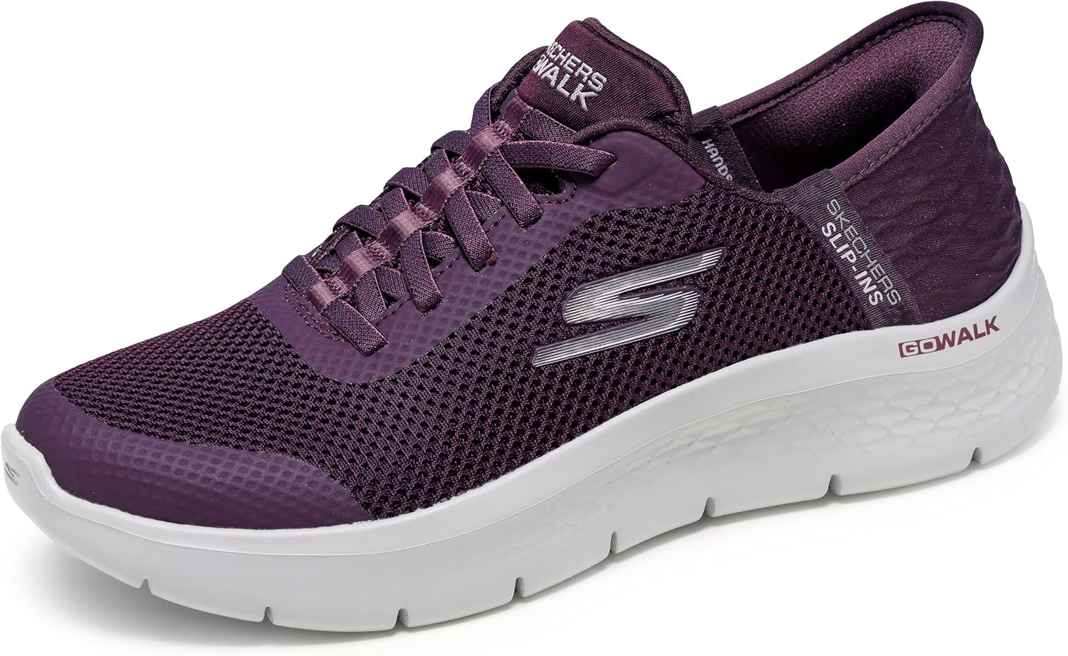 Skechers Women's Go Walk Flex Grand Entry | Hands Free Slip-Ins, Air-Cooled Memory Foam Insole, ULTRA GO Cushioning, Machine Washable, Vegan