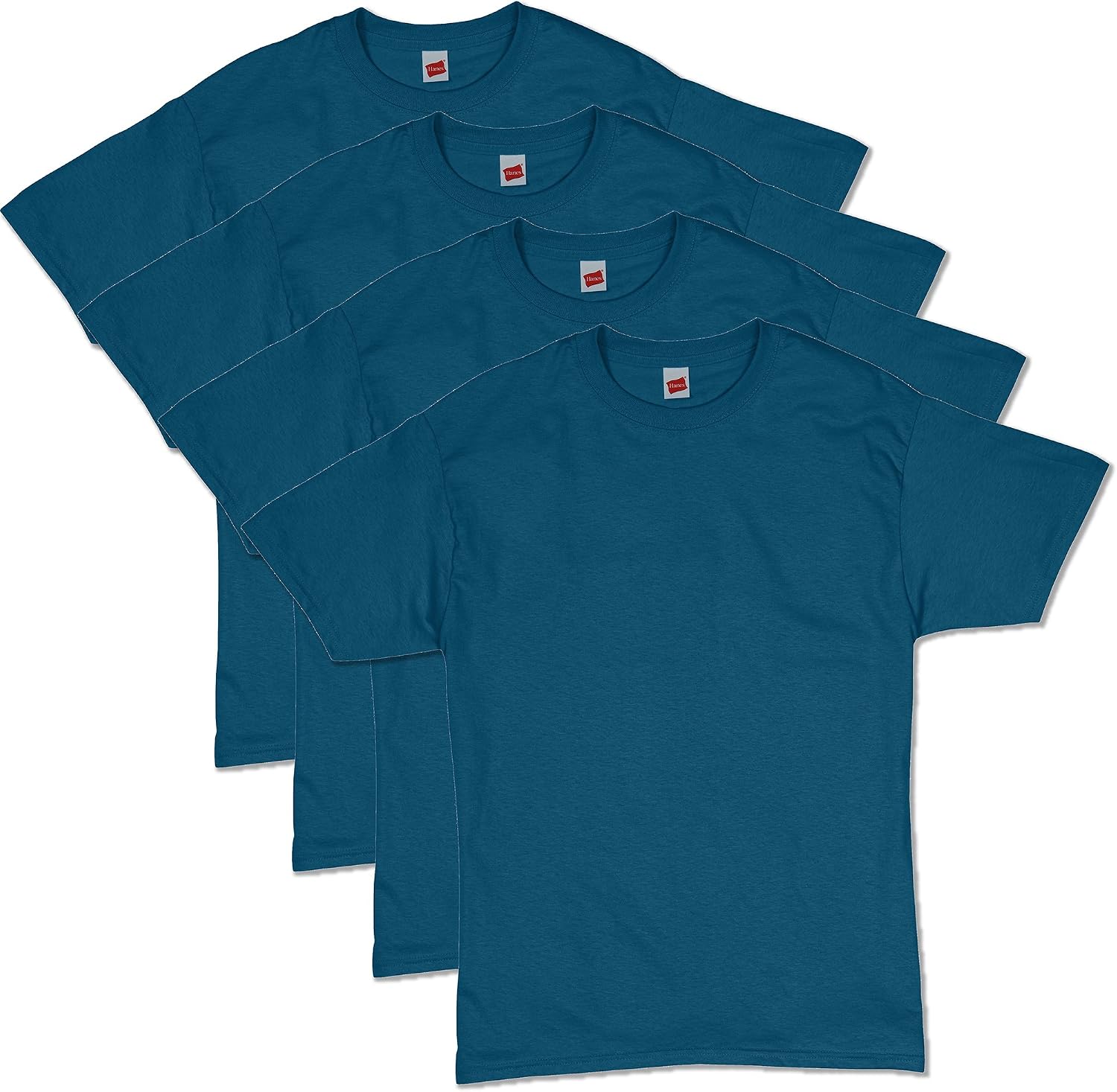 Hanes Men's T-Shirt Pack - 4 or 6 Pack - Essential-T Crewneck Cotton T-Shirts - Everyday Men's Clothing - Big & Tall