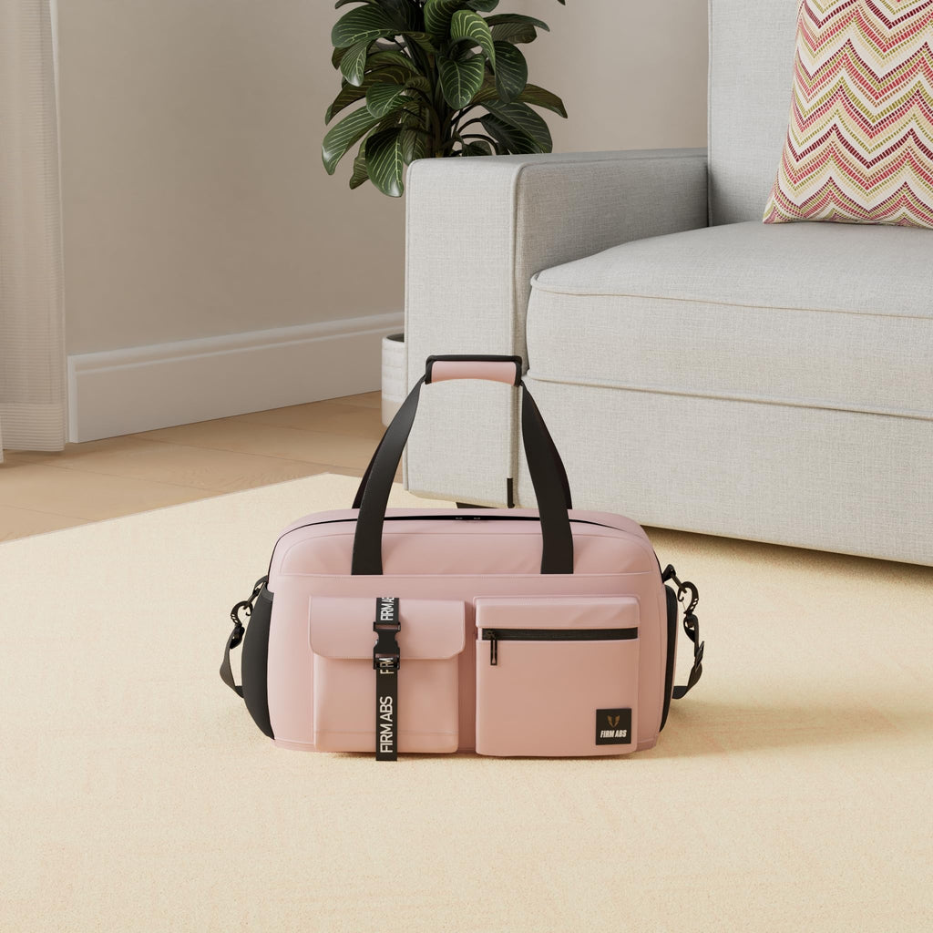 Sac de Sport Femme Homme (Jaune) | Sac Sport avec Compartiment à Chaussures de Ventilation, Sac de Voyage Femme Imperméable avec Compartiment Humide