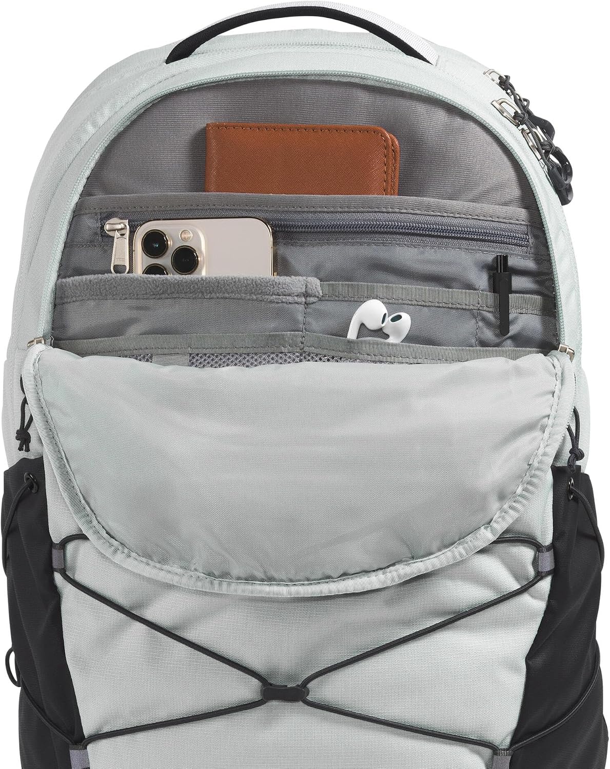 The North Face Vault Everyday Laptop Backpack - PFAS Free, Clay Grey/New Taupe Green, One Size
