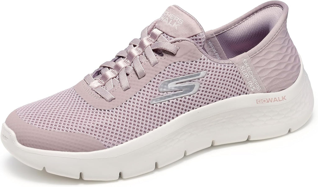 Skechers Women's Go Walk Flex Grand Entry | Hands Free Slip-Ins, Air-Cooled Memory Foam Insole, ULTRA GO Cushioning, Machine Washable, Vegan