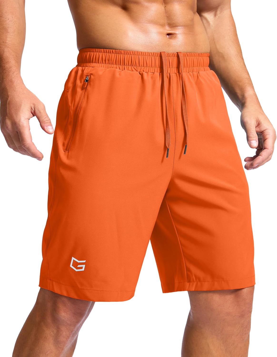 G Gradual Men's Athletic Running Shorts with 2 Zipper Pockets 7"/ 5"/ 9" | Quick Dry, Lightweight, Breathable, Moisture Wicking, Workout, Gym