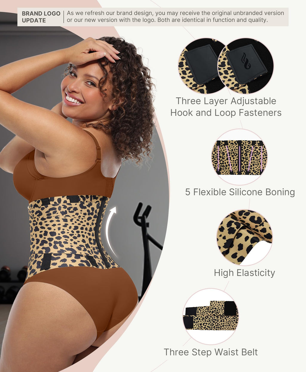 FeelinGirl Waist Trainer Belt Cincher Corset Tummy Control Faja Body Shaper | Hourglass Shaping, Triple Wrap, Hook-loop Closure, Postpartum Gym Workout, Underbust Girdle, Perspiring Fabric