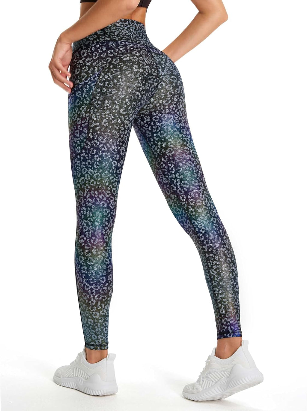 THE GYM PEOPLE Women's Thick High Waist Yoga Pants Workout Leggings | Tummy Control, Deep Side Pockets, Squat-proof, hidden waistband pocket, Flatlock Seams, Running, Yoga, Workout, Athletic