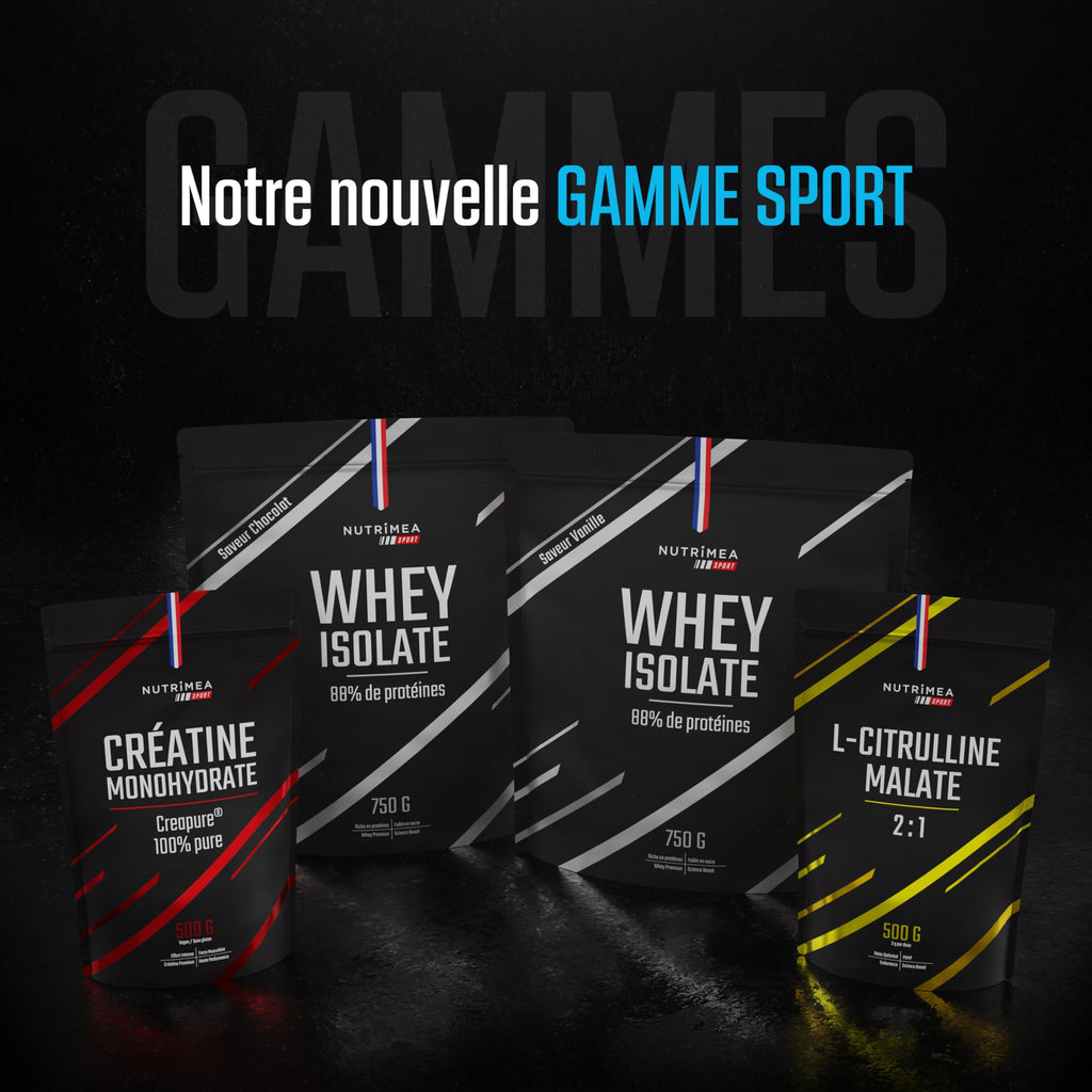 Collagene Marin | Types 1 & 2 Brevetés | Vitamines A, C & E Végétales | Pur et Naturel | Hydratation de la Peau | Protège Os et Cartilages | 900 mg | 90 Gélules | Nutrimea | Fabriqué en France