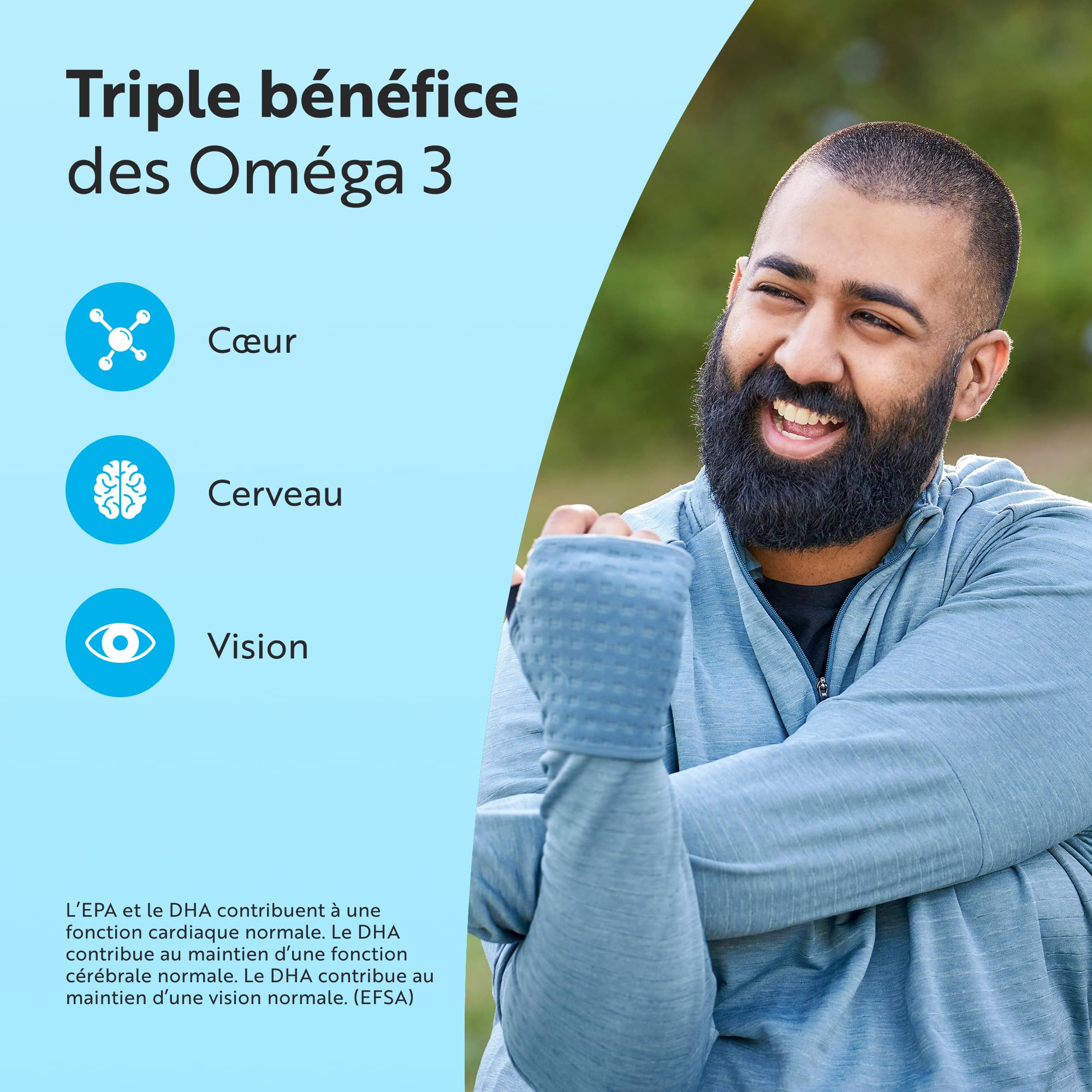 Nutravita Omega 3 Huile de Poissons 2000 mg - 480 Gélules - 8 Mois | Lot de 2 - Haute Concentration en EPA (660mg) & DHA (440mg) - Soutien Fonction Cardiaque et une Vision Normale