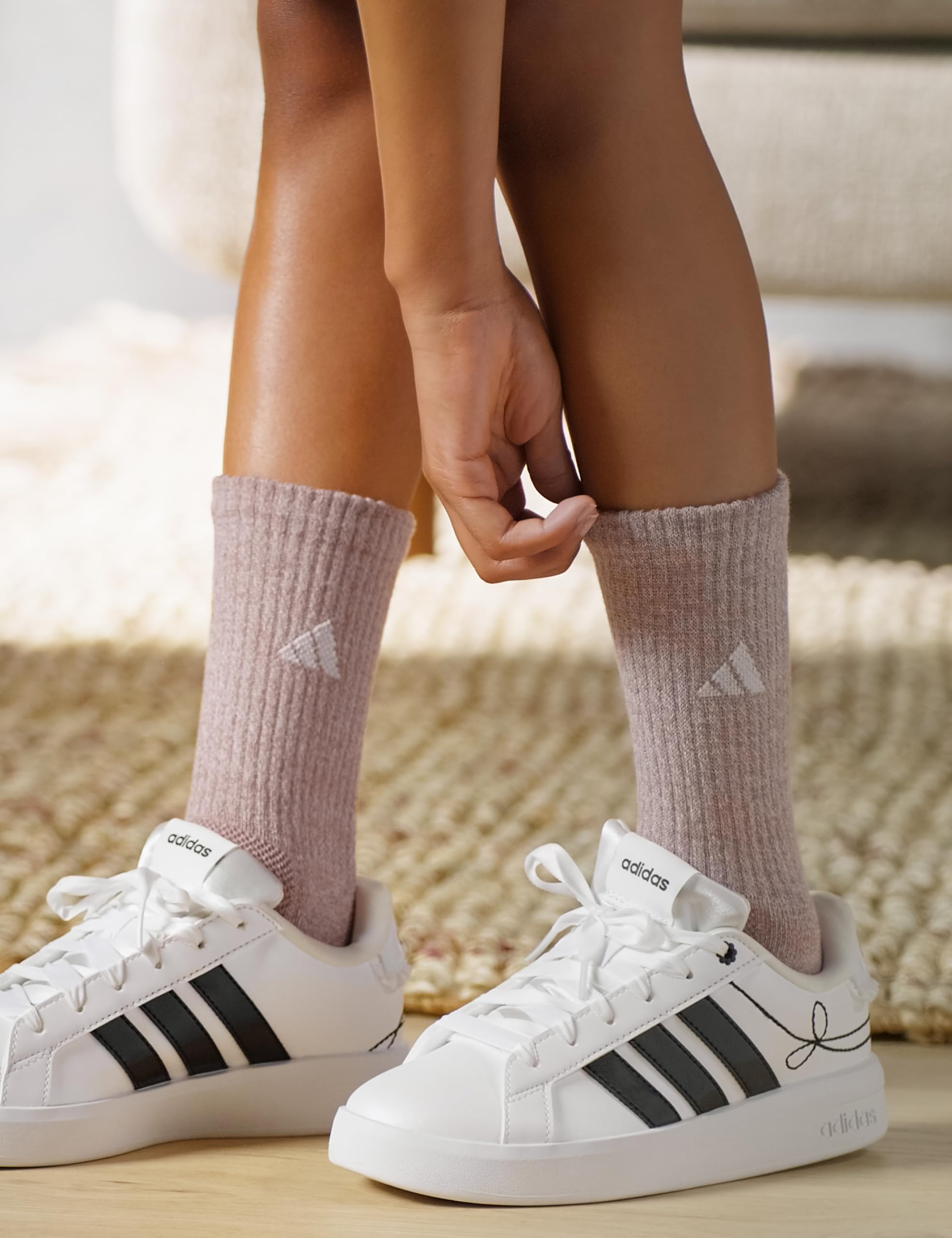 adidas Kids Athletic Cushioned 6-Pack Crew (Little Kid/Big Kid/Adult)