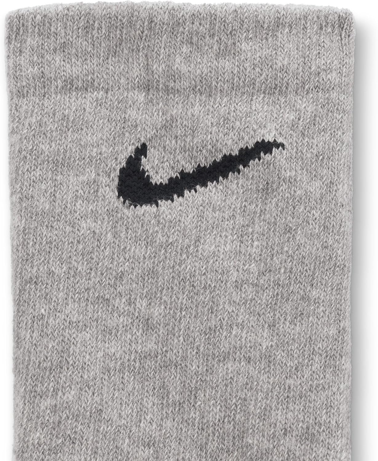 Nike Unisex Adult Everyday Cushioned Training Crew Socks (6-Pack) | Mens and Womens