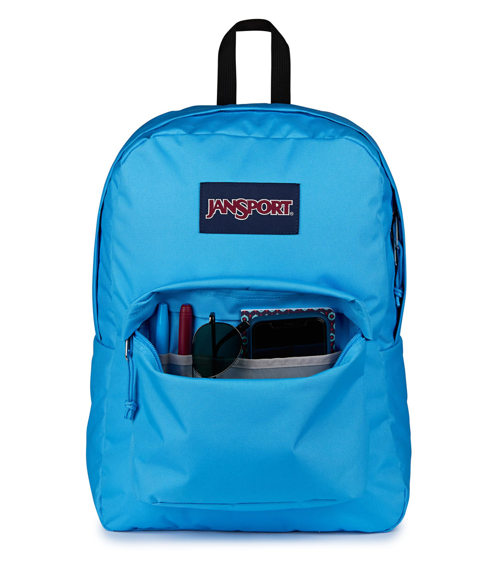 JanSport SuperBreak One Backpack - Durable, Lightweight Bag with 1 Main Compartment, Front Utility Pocket with Built-in Organizer, Premium Backpack, Grounded Grey