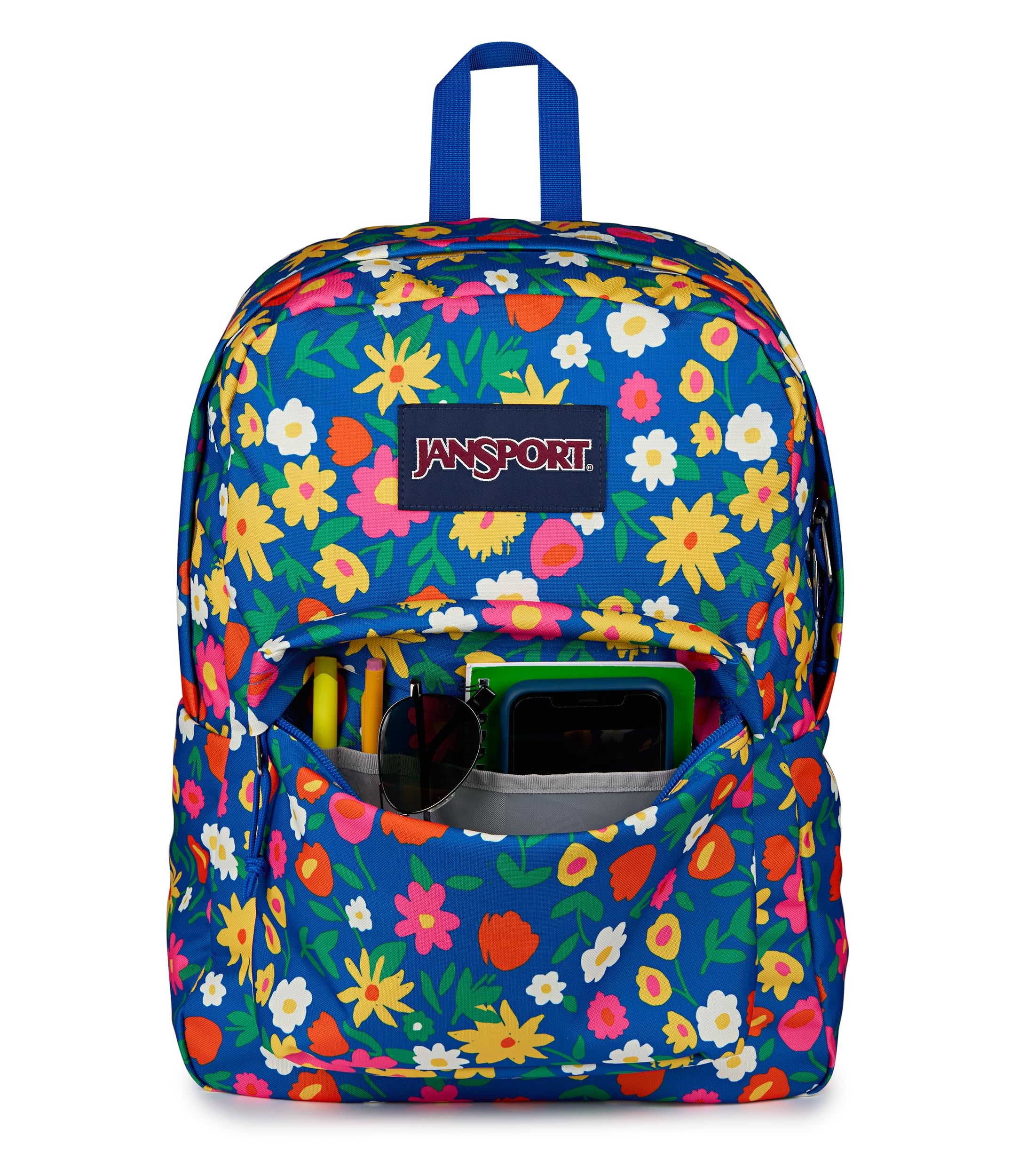 JanSport SuperBreak One Backpack - Durable, Lightweight Bag with 1 Main Compartment, Front Utility Pocket with Built-in Organizer, Premium Backpack, Grounded Grey