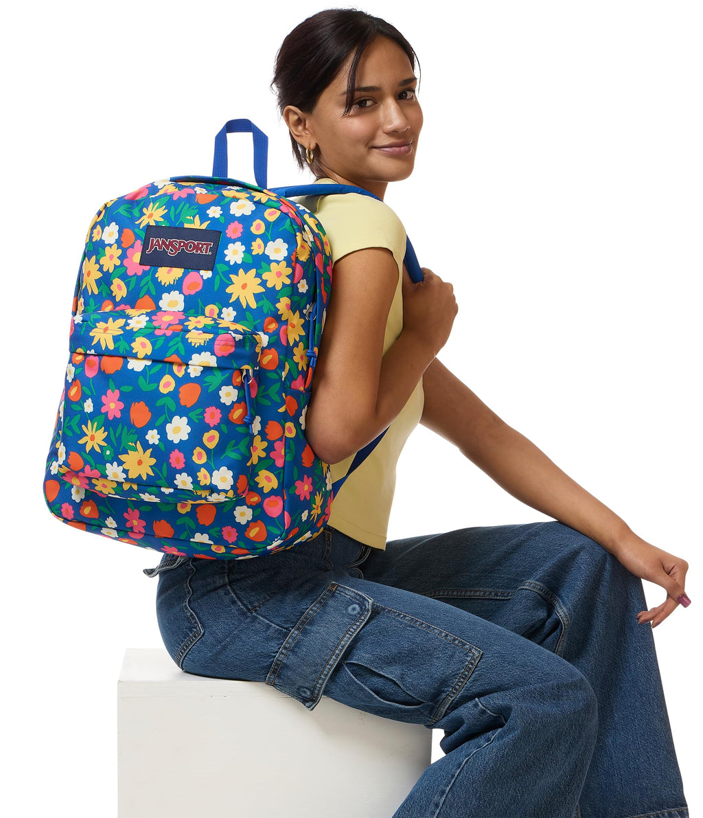 JanSport SuperBreak One Backpack - Durable, Lightweight Bag with 1 Main Compartment, Front Utility Pocket with Built-in Organizer, Premium Backpack, Grounded Grey