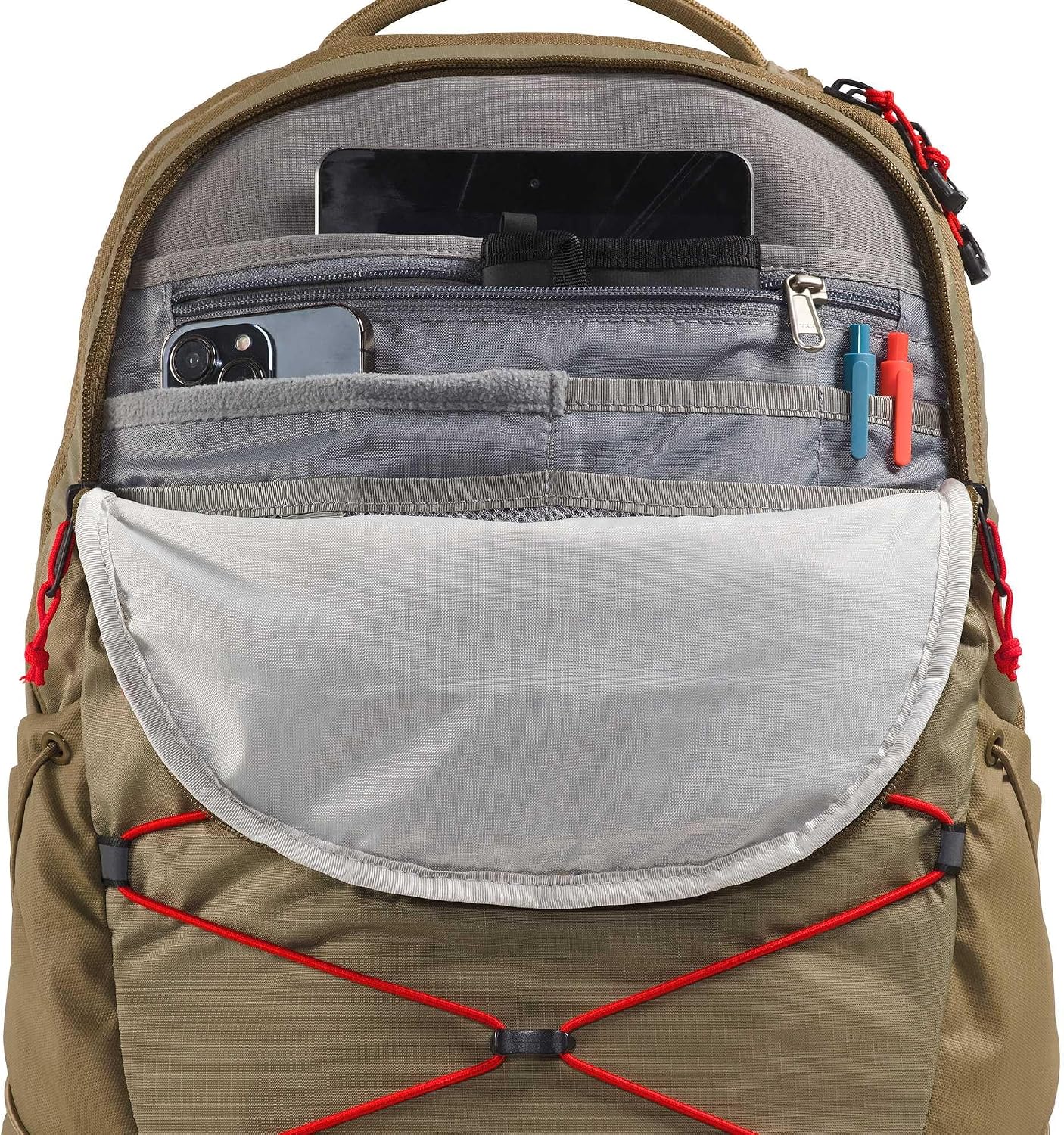 The North Face Vault Everyday Laptop Backpack - PFAS Free, Clay Grey/New Taupe Green, One Size
