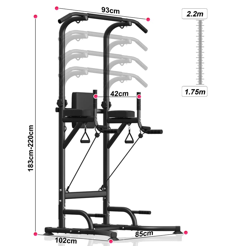 GartistGO Power Tower multifunctional dips Station for House, Drawbar, bodybuilding and abdominal exercises for the sport
