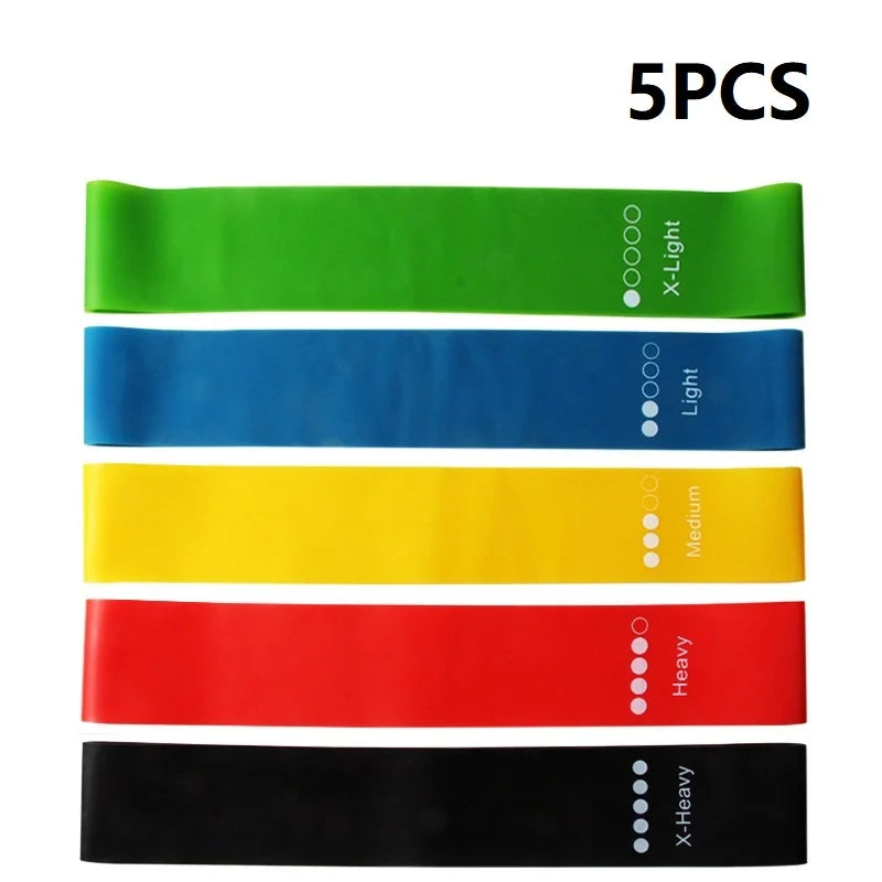 5PCS Resistance Training Resistance Elastic Band Training for Fitness Pull Up Band Gym Resistance Gym Rubber Bands for Fitness