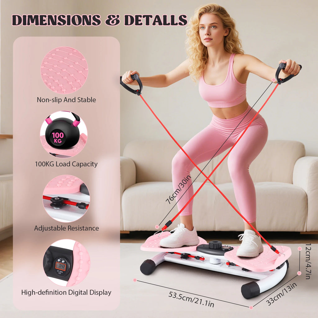 Rotating Waist Twisting Disc Magnetic Balance Board Fitness Twisting Board Waist Aerobics Machine Body Twisting Boards