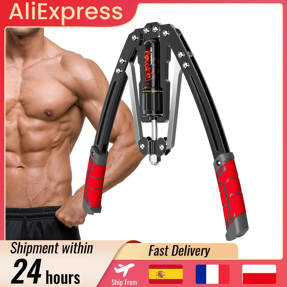 Power Twister, Adjustable Hydraulic Resistance 22-440lbs,Chest Exerciser for men, Fitness Chest Expander, Arm Exercise Equipment