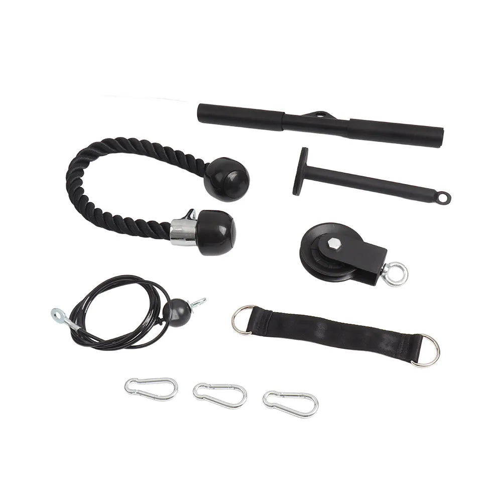 DIY Lift Pulley System Cable System Machine Home Fitness Equipment for Training Biceps Triceps Shoulders Back Fitness Equipment