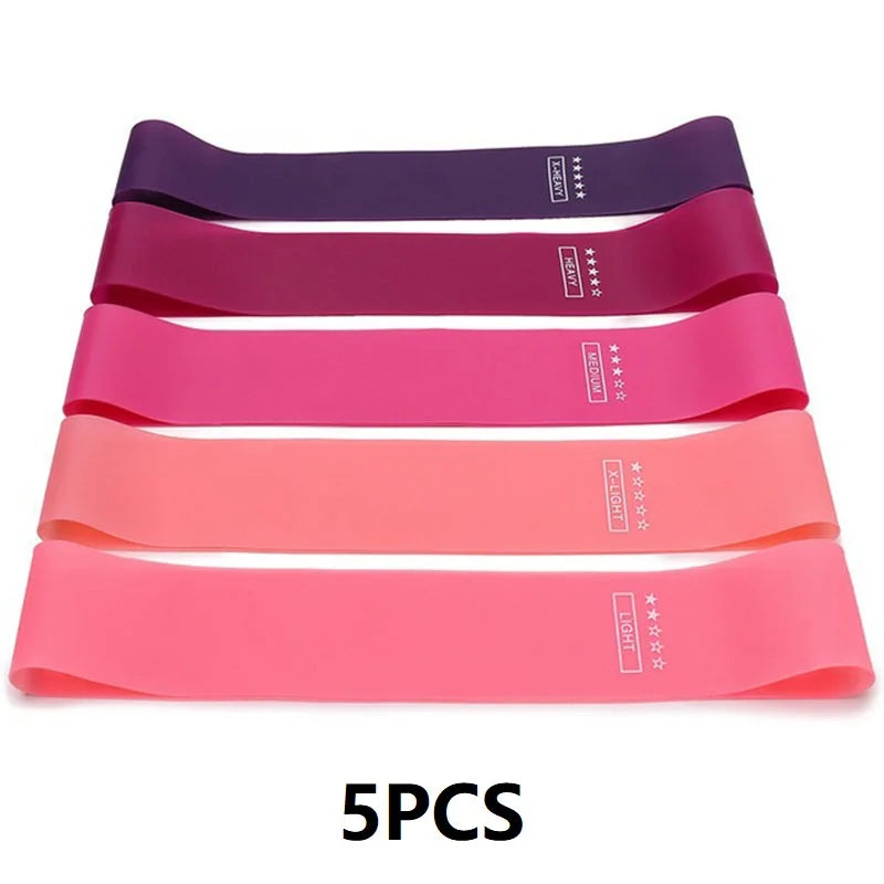 5PCS Resistance Training Resistance Elastic Band Training for Fitness Pull Up Band Gym Resistance Gym Rubber Bands for Fitness