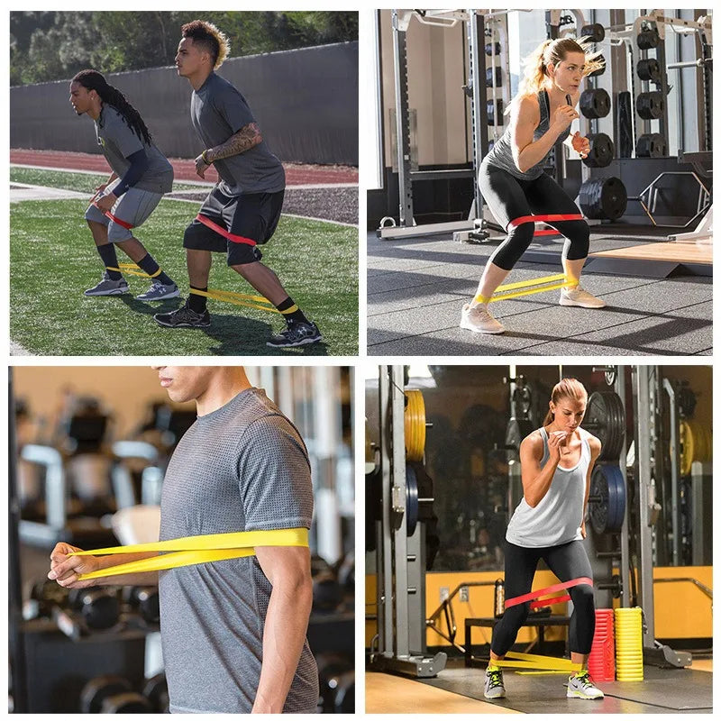 5PCS Resistance Training Resistance Elastic Band Training for Fitness Pull Up Band Gym Resistance Gym Rubber Bands for Fitness