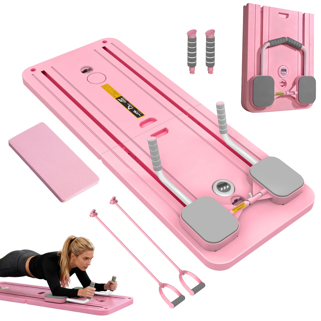 Foldable Fitness Board Abdominal Board Push Up Plate Pilates Boards Full Body Ab Board Reformer Fitness Core Workout Equipments